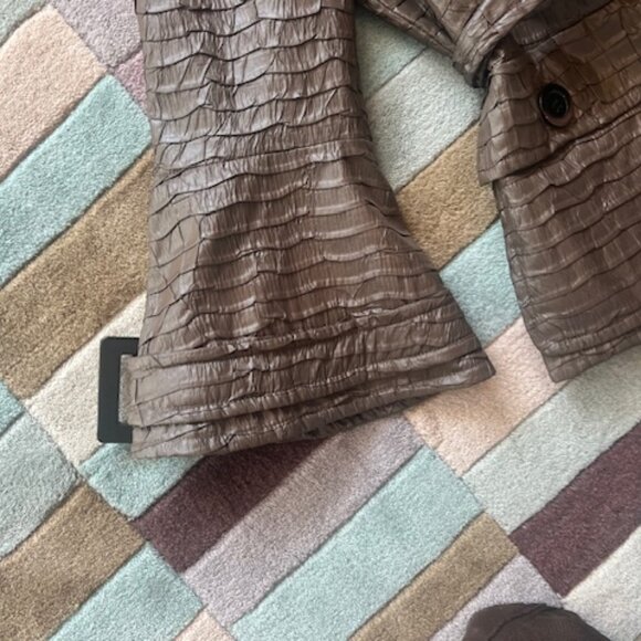 Per Se Faux Letter Jacket with Tie, Size 6 - Picture 4 of 9